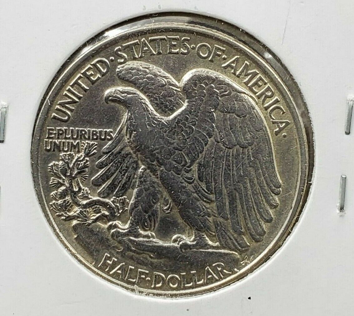 1946 P 50c Walking Liberty Silver Eagle Half Dollar Coin XF EF Extra Fine Circ