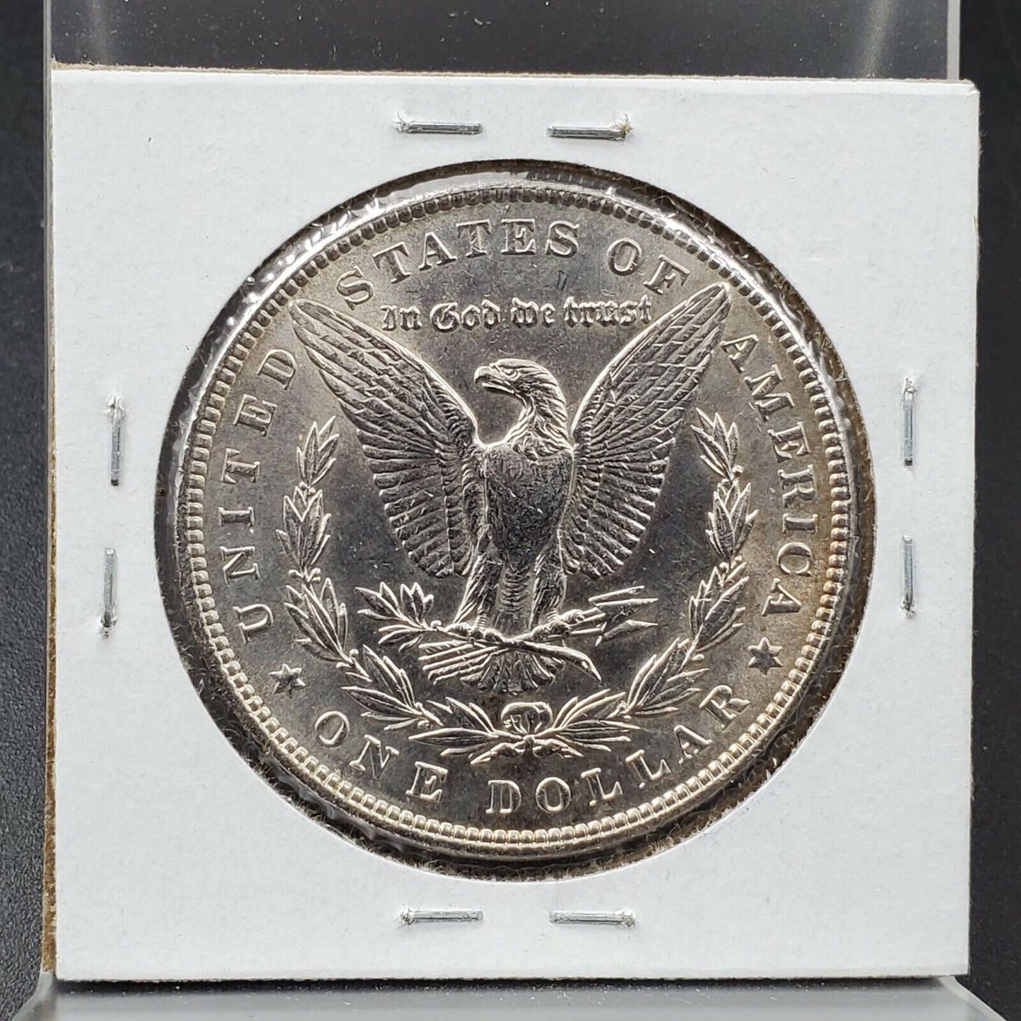 1887 P Morgan Silver Eagle Dollar Coin Average UNC Uncirculated Philadelphia