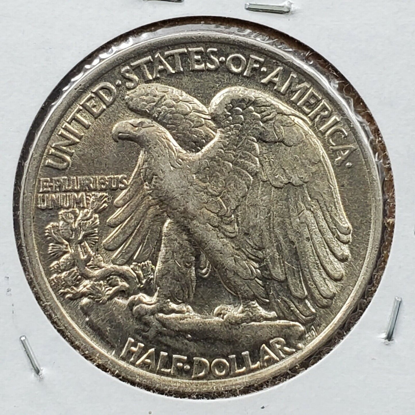 1943 P 50C Walking Liberty Silver Eagle Half Dollar WW2 American 50c CH AU / UNC