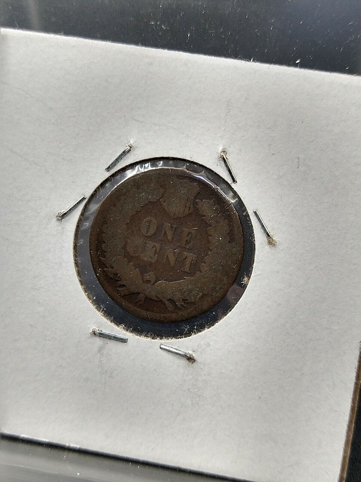 1875 P Indian Head Wheat Cent Penny Coin AG About Good Circ