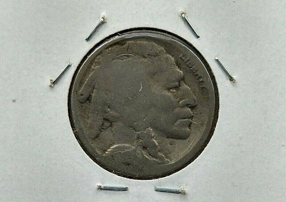 1916 S 5c Buffalo Indian Head Nickel Coin AG About Good Semi Key Date