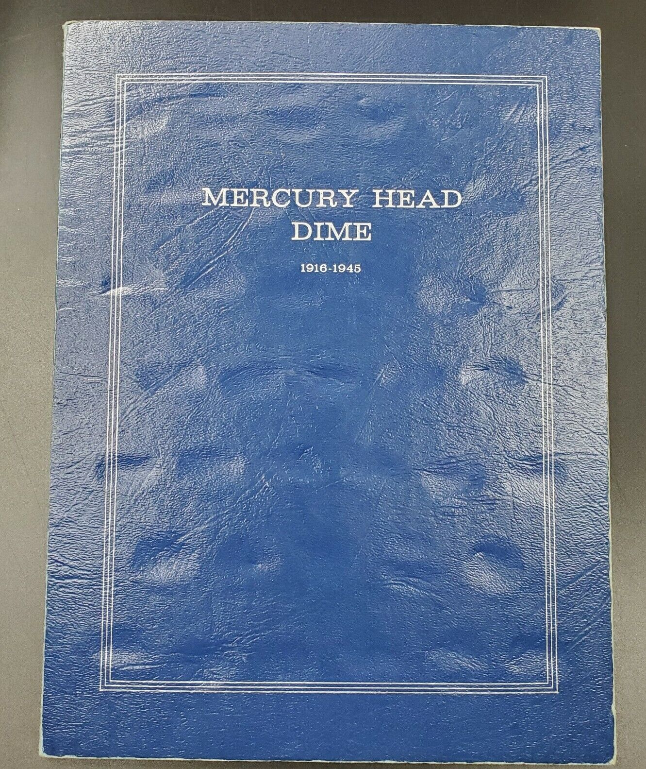 ANTIQUE Harris & CO Mercury Dime Coin Collection EMPTY Folder for set