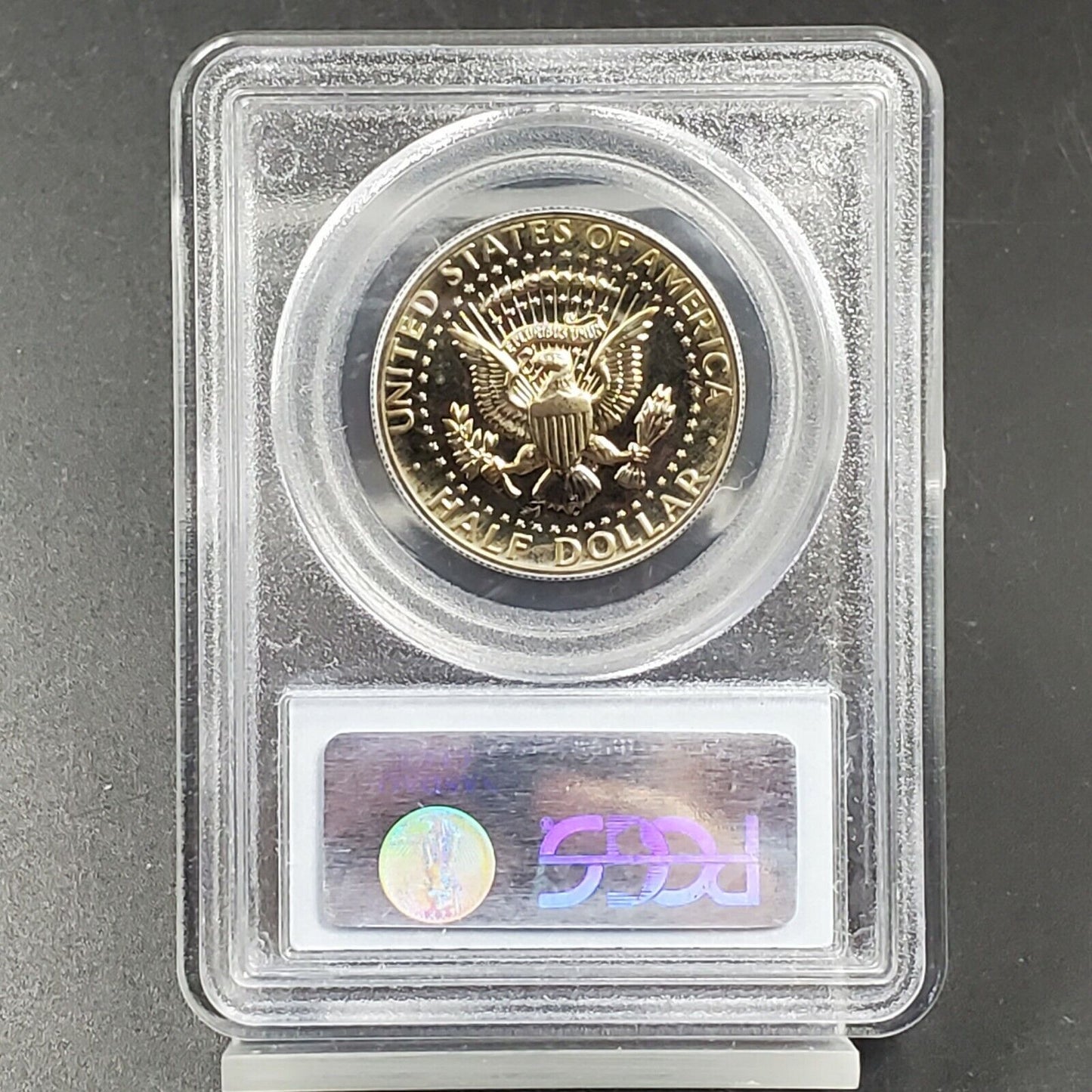 1974 S Clad Kennedy Proof Half Dollar Coin PCGS PR69 DCAM Gem Deep Cameo TONER