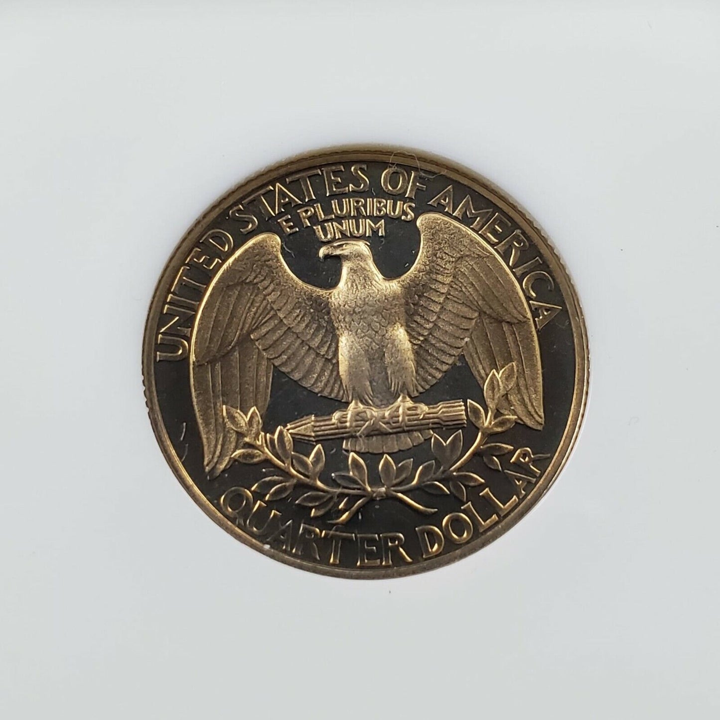 1987 S Washington Proof Clad Quarter Coin NGC PF69 UCAM