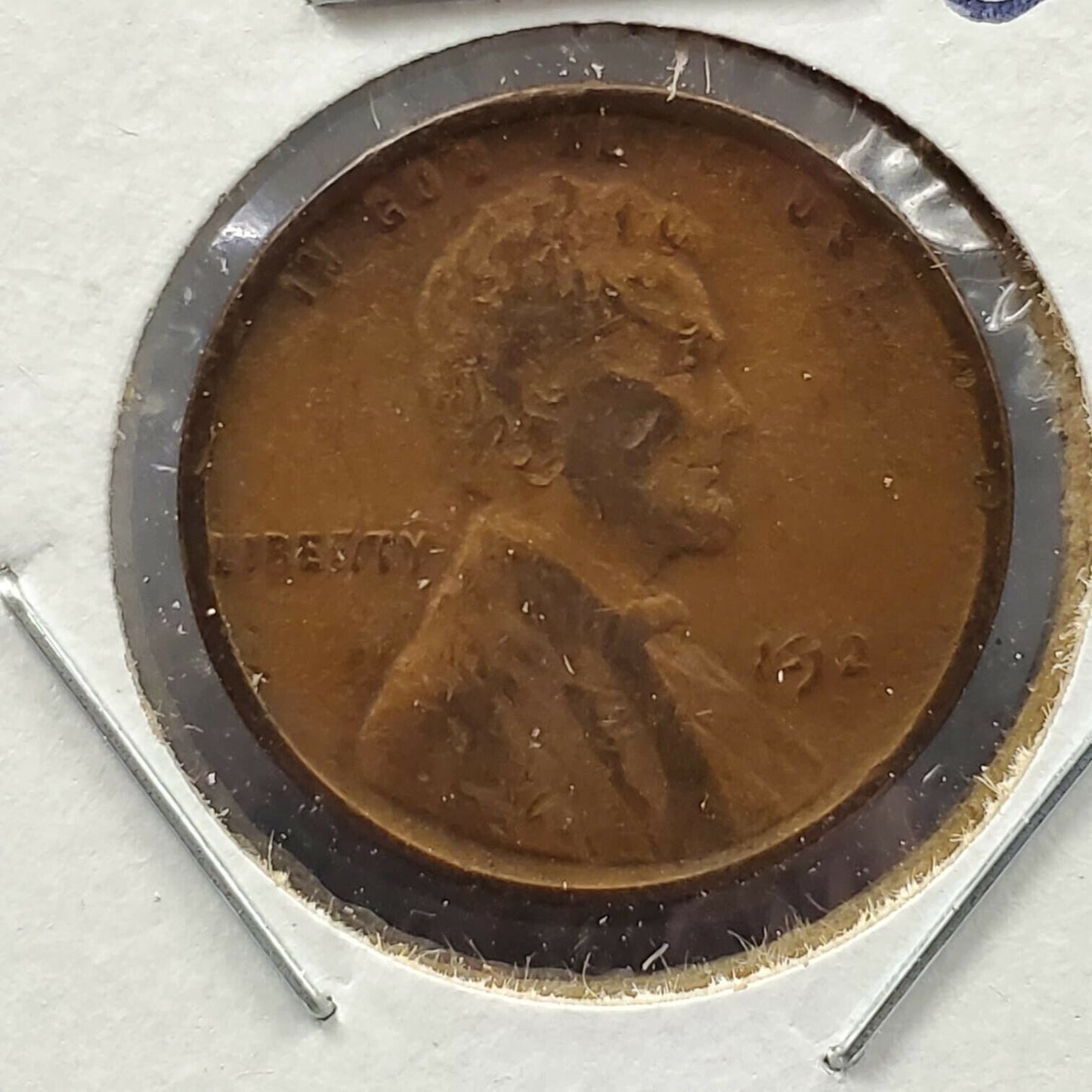 1922 WEAK D Lincoln Wheat Cent Penny Coin Good / VG Very Good