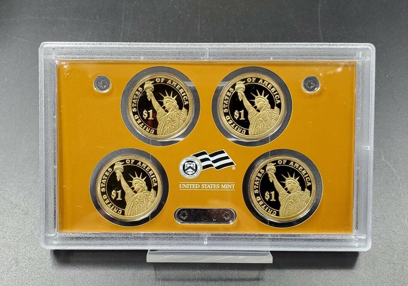 2007 US Mint Presidential 1$ Dollar Coin Proof Set Complete With Box & COA OGP