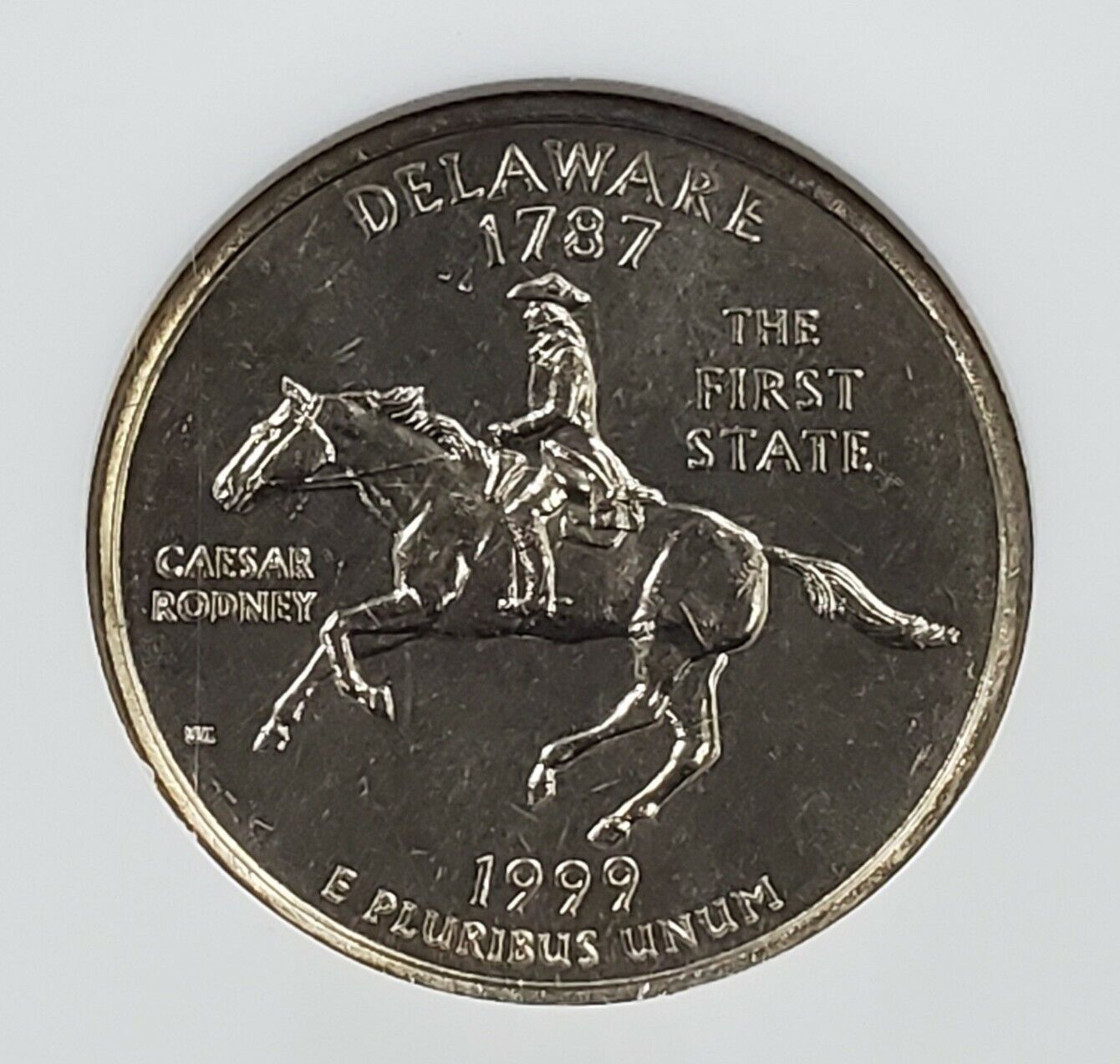 1999 D DELAWARE State Statehood Quarter Coin MS67 NGC Brown Label Holder