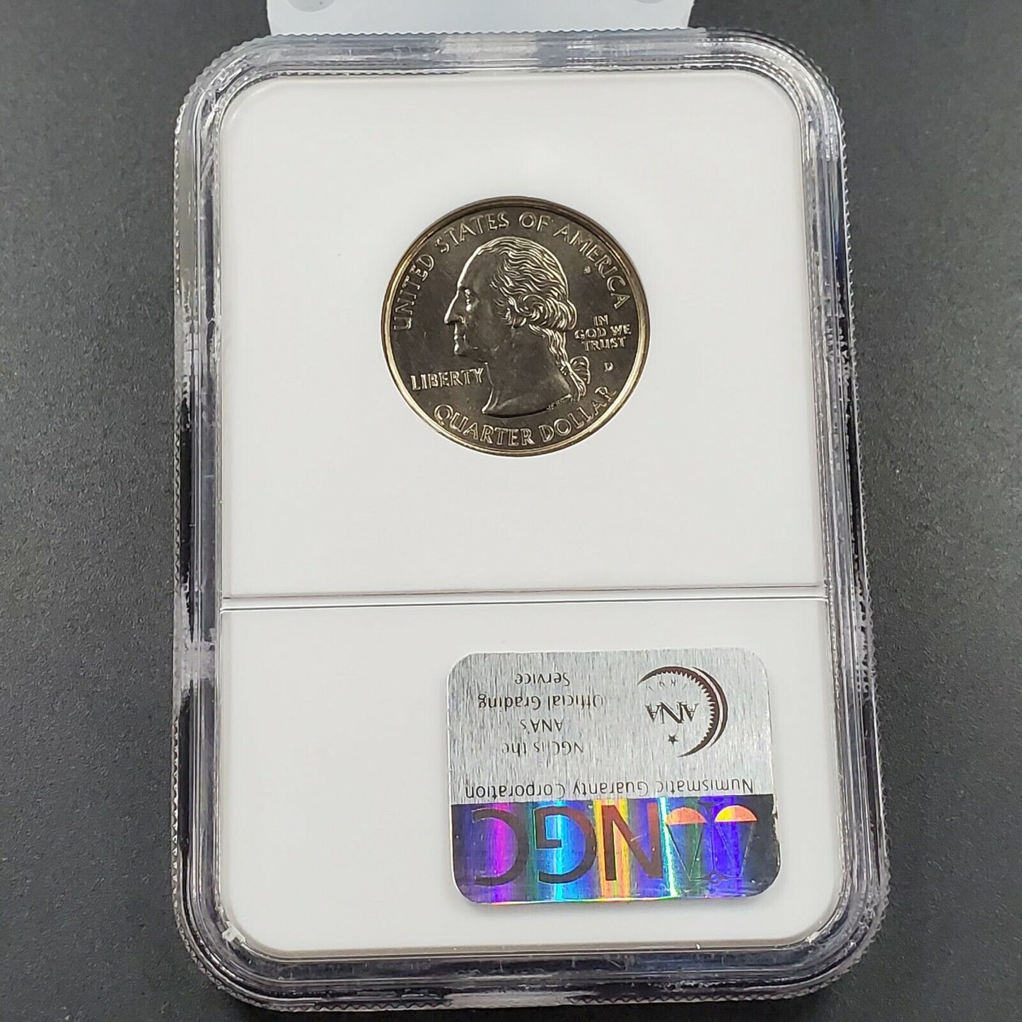 1999 D DELAWARE State Statehood Quarter Coin MS67 NGC Brown Label Holder