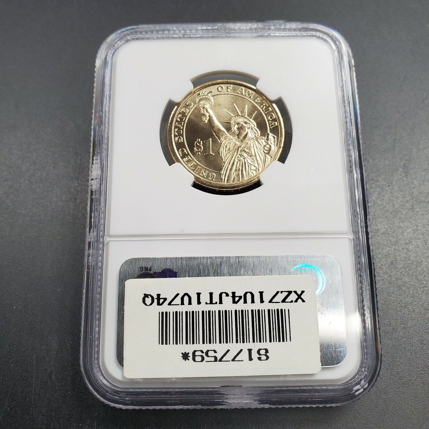 2008 D JQ John Quincy Adams Presidential Dollar Coin NGC MS66 First Day Issue