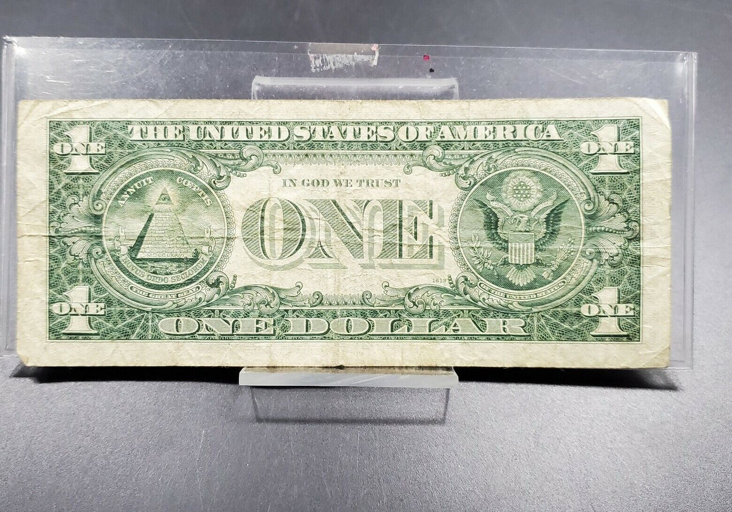 1969 D FRN Green Seal Repeat 1111 Serial # on Dallas Federal Reserve & D Block !