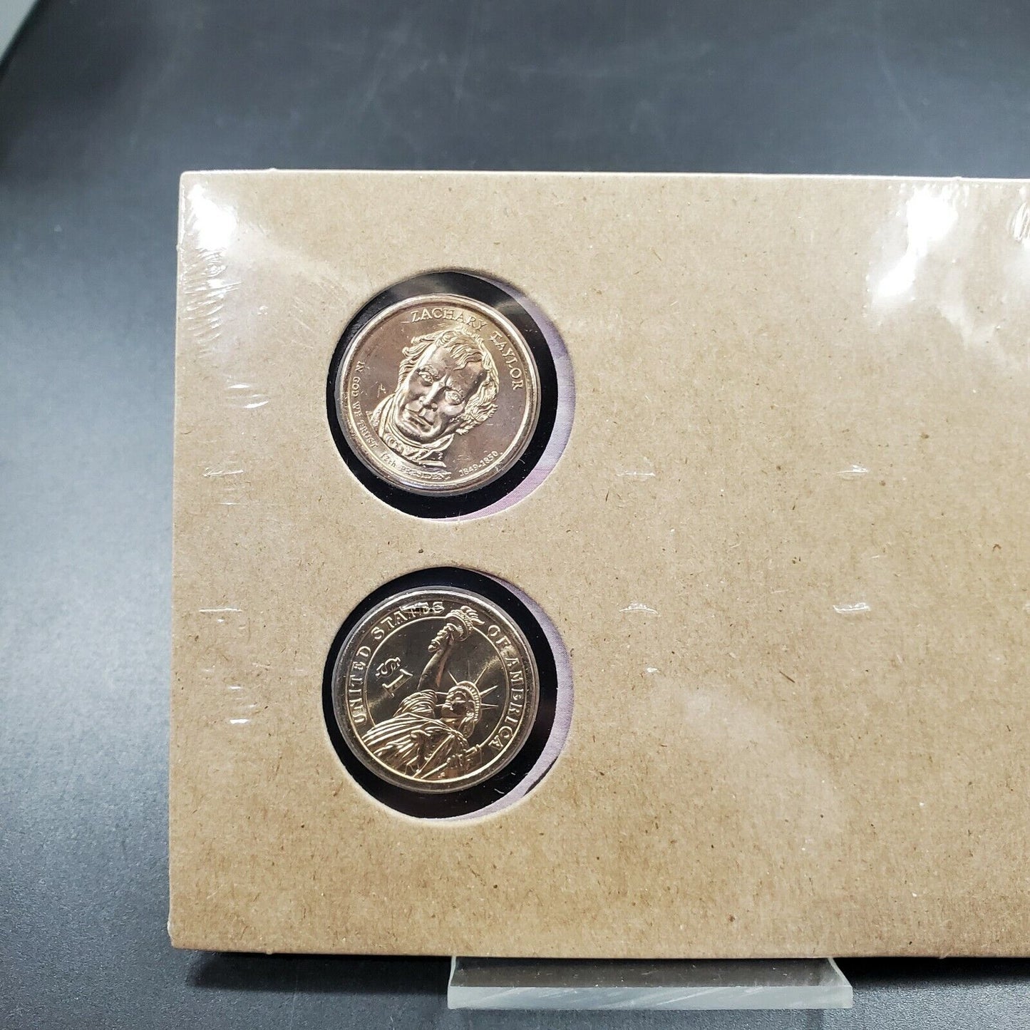 Zachary Taylor 1st Day Presidential Coin Set BU Philadelphia & Denver Mint ST2