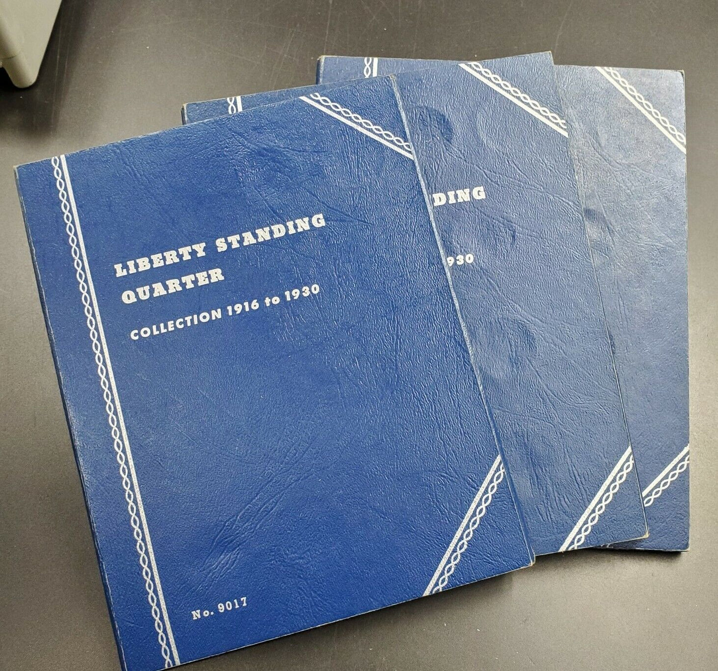 LOT OF 3 FOLDERS Whitman Folder Liberty Standing Quarter Collection