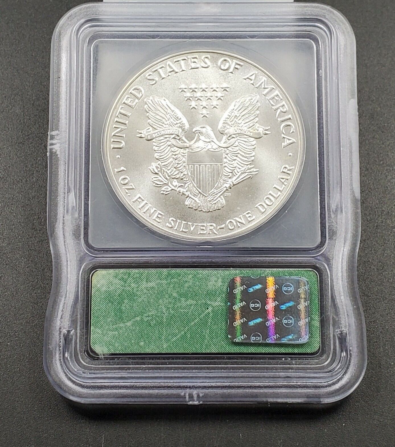 1986 1 OZ American 1oz .999 Eagle ICG MS69 Neat Toning First Year of Issue