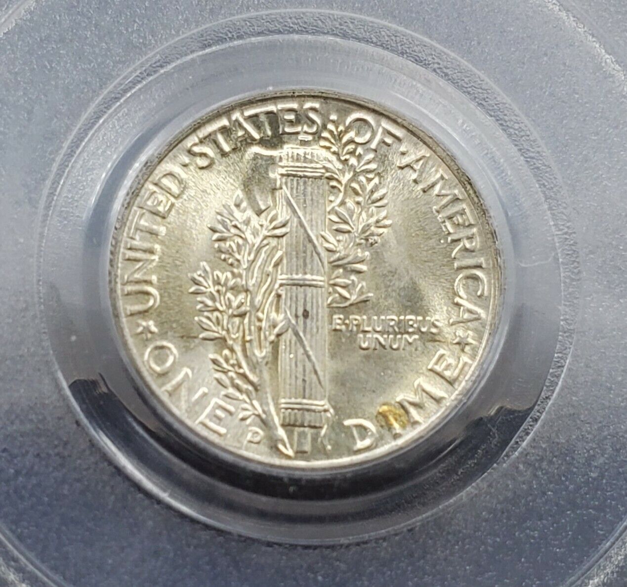 1944 D Mercury Silver Dime Coin PCGS MS65 FB Gem BU FSB Full Band