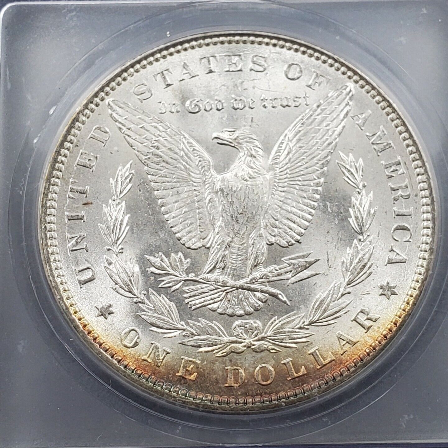 1888 P Morgan Silver Eagle Dollar Coin ICG MS65 Gem BU UNC