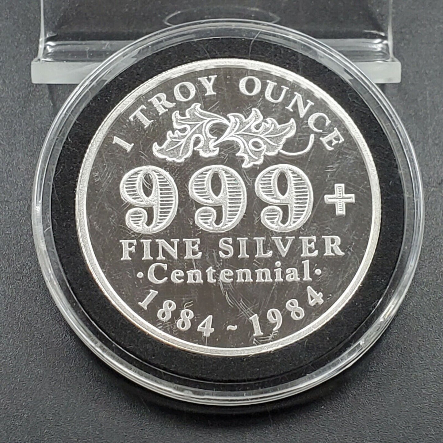 Wallace, Idaho 1 Troy Oz 999 plus Fine Silver Centennial 1884 - 1984