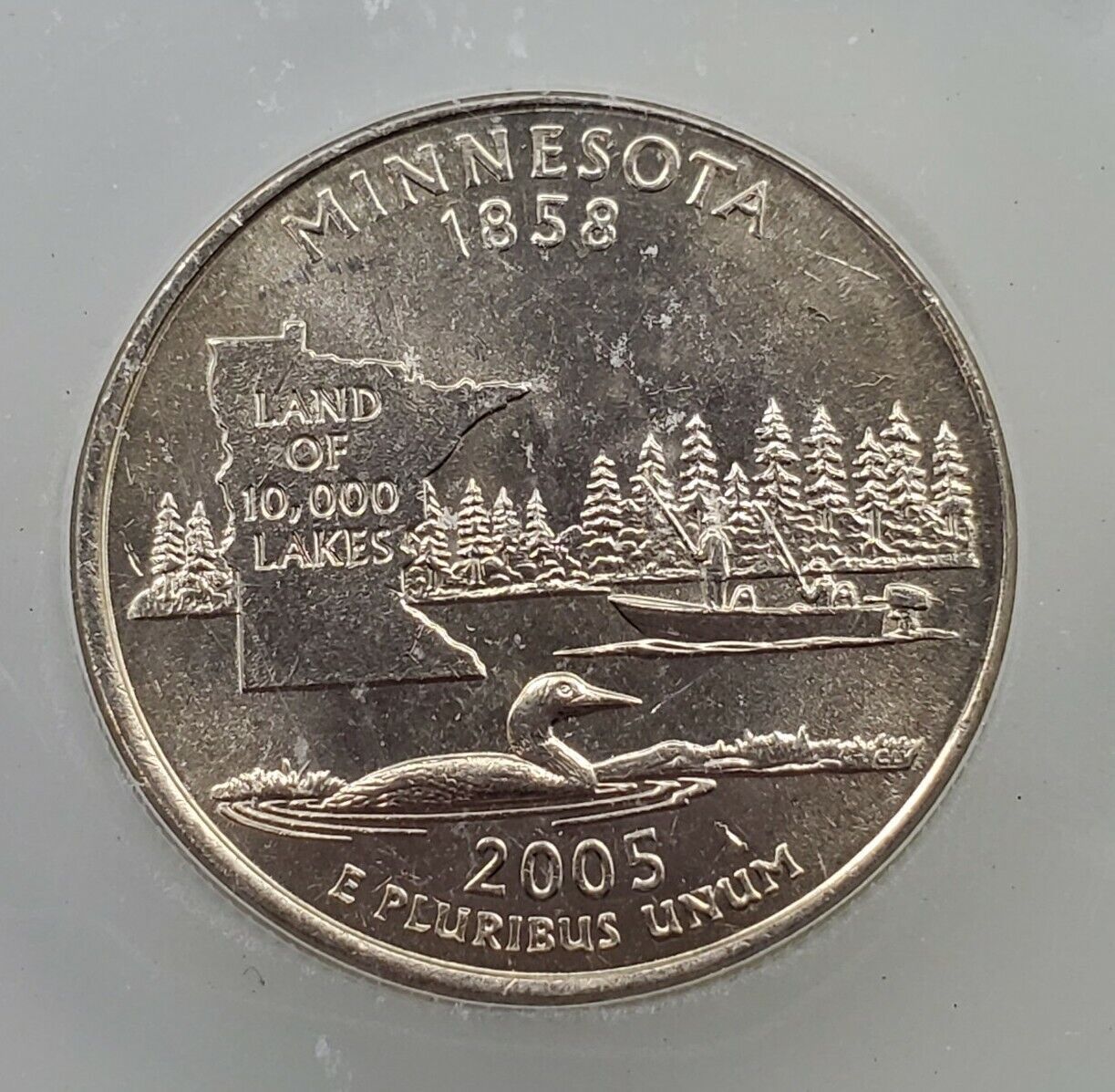 2005 P MINNESOTA State Quarter Coin VINTAGE ICG MS67