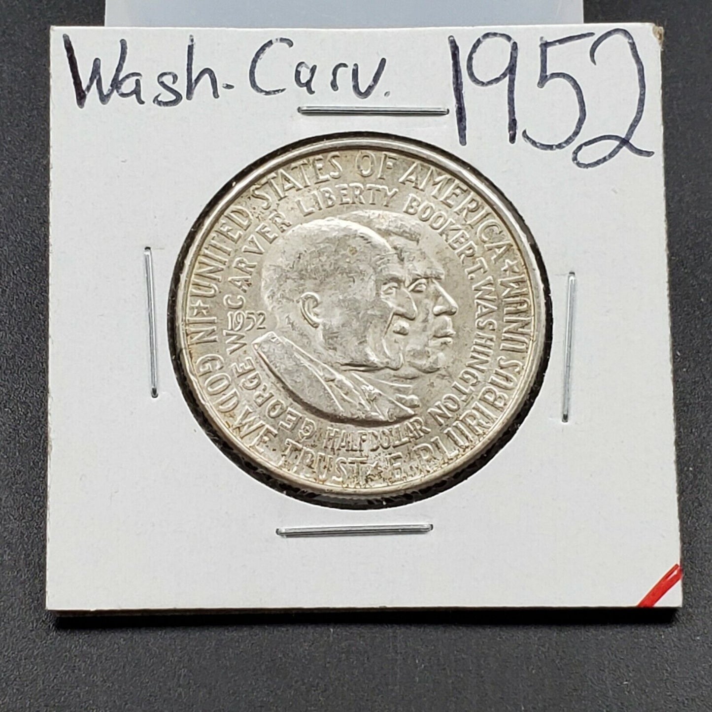 1952 P George Washington Carver Silver 50c Half Dollar Commemorative BU UNC