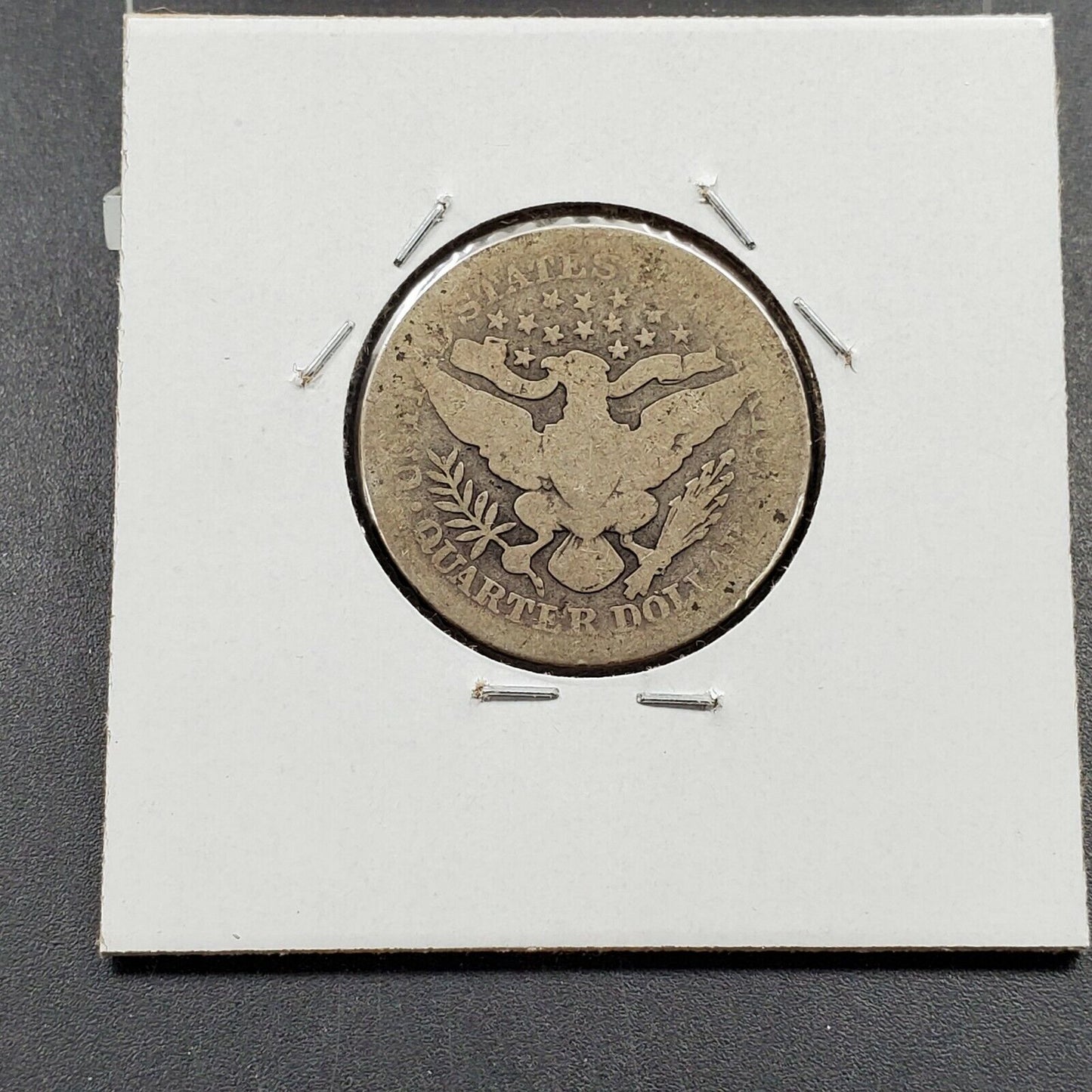 1905 P Barber Silver Quarter Coin About Good Circ Semi Key Date