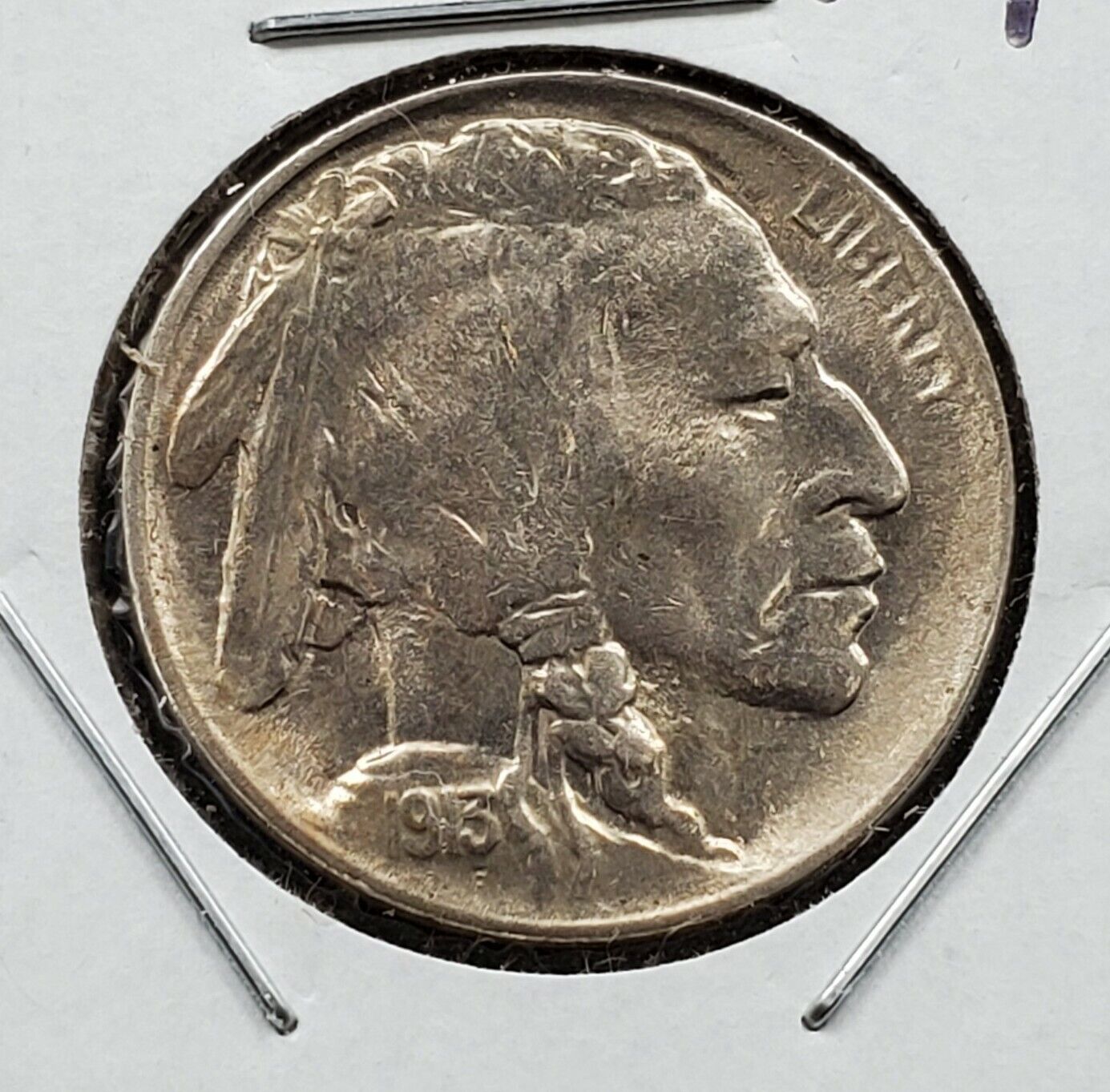 1913 P 5c Buffalo Indian Head Nickel Coin Choice BU UNC Weak Strike Variety