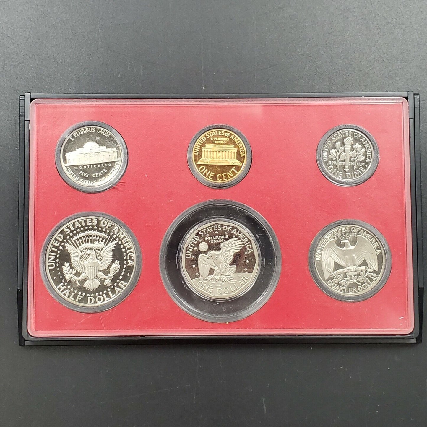 1979 S 6 Coin all Type 2 Proof Set OGP 1c 5c 10c 25c 50c $1 all T2