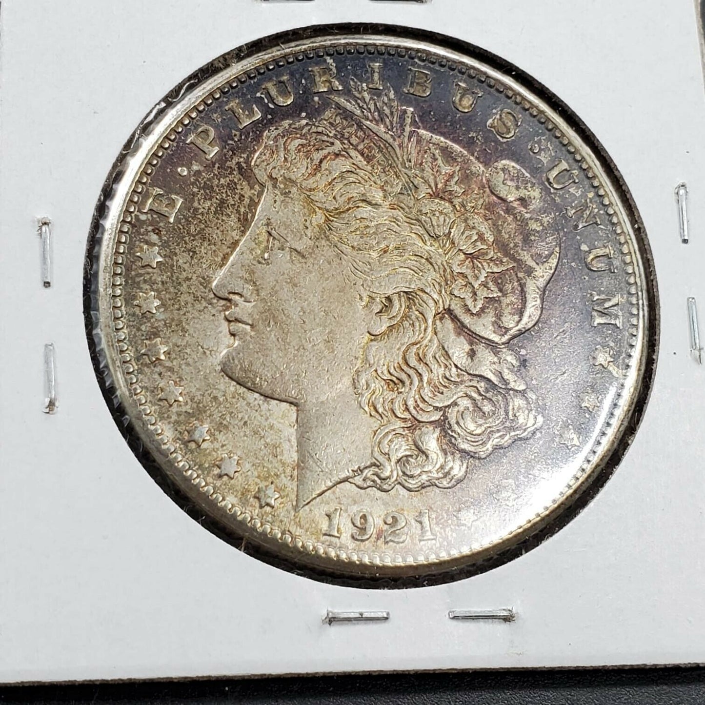 1921 S Morgan Silver Eagle Dollar $1 Coin Choice XF EF PQ Toning Toner