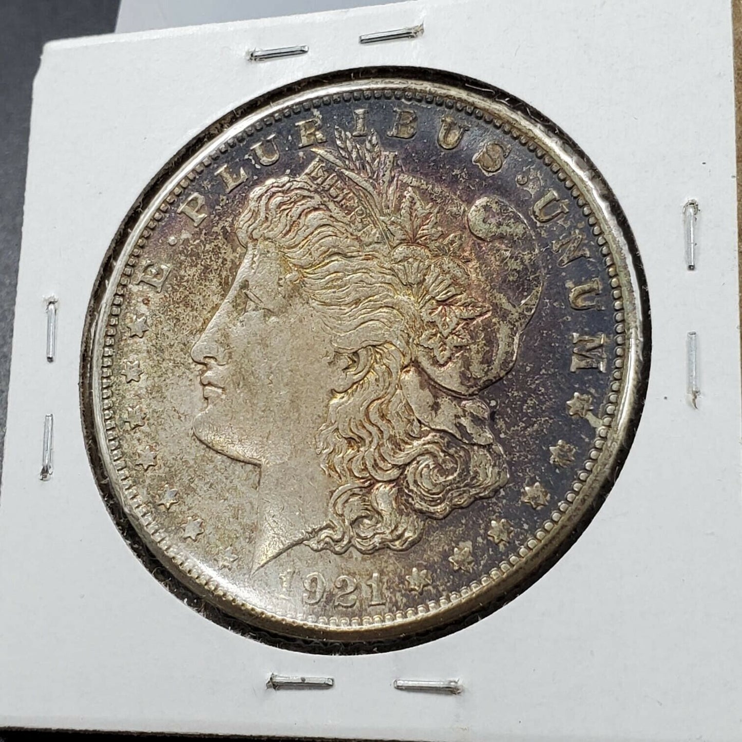 1921 S Morgan Silver Eagle Dollar $1 Coin Choice XF EF PQ Toning Toner