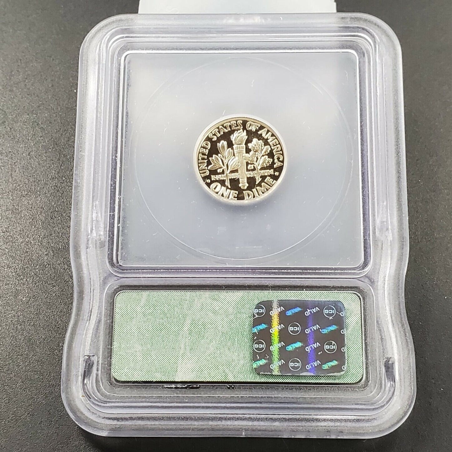 1984 S Roosevelt Clad Dime Proof Coin Vintage ICG PR70 DCAM Deep Cameo Gem