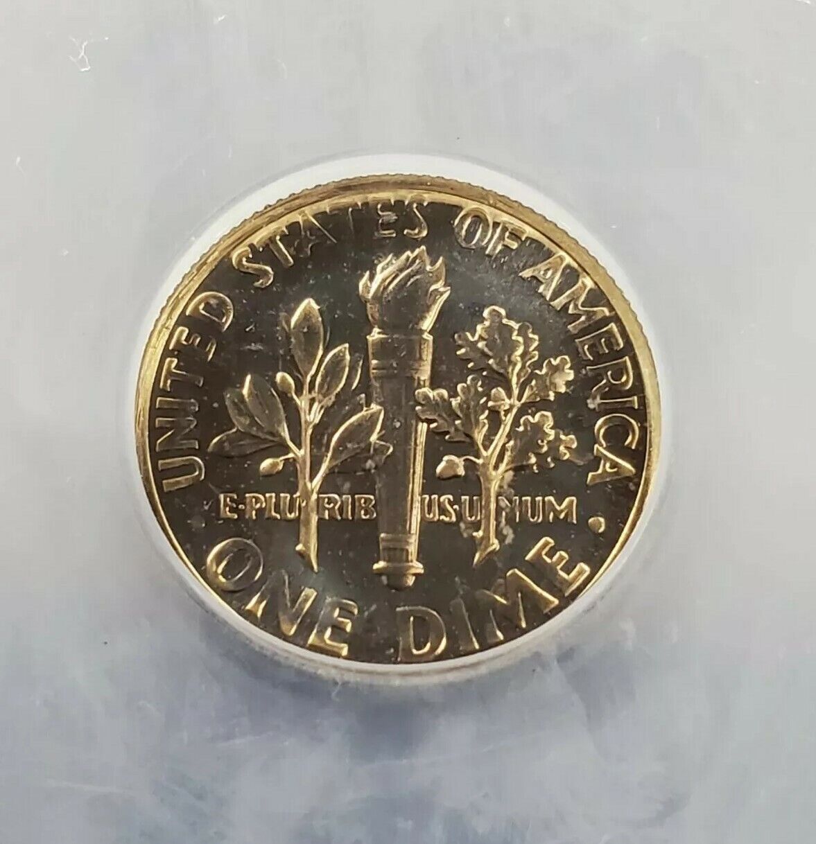 1971 S Roosevelt Clad Dime Proof Coin Vintage ICG PR70 CAM Deep Cameo Gem