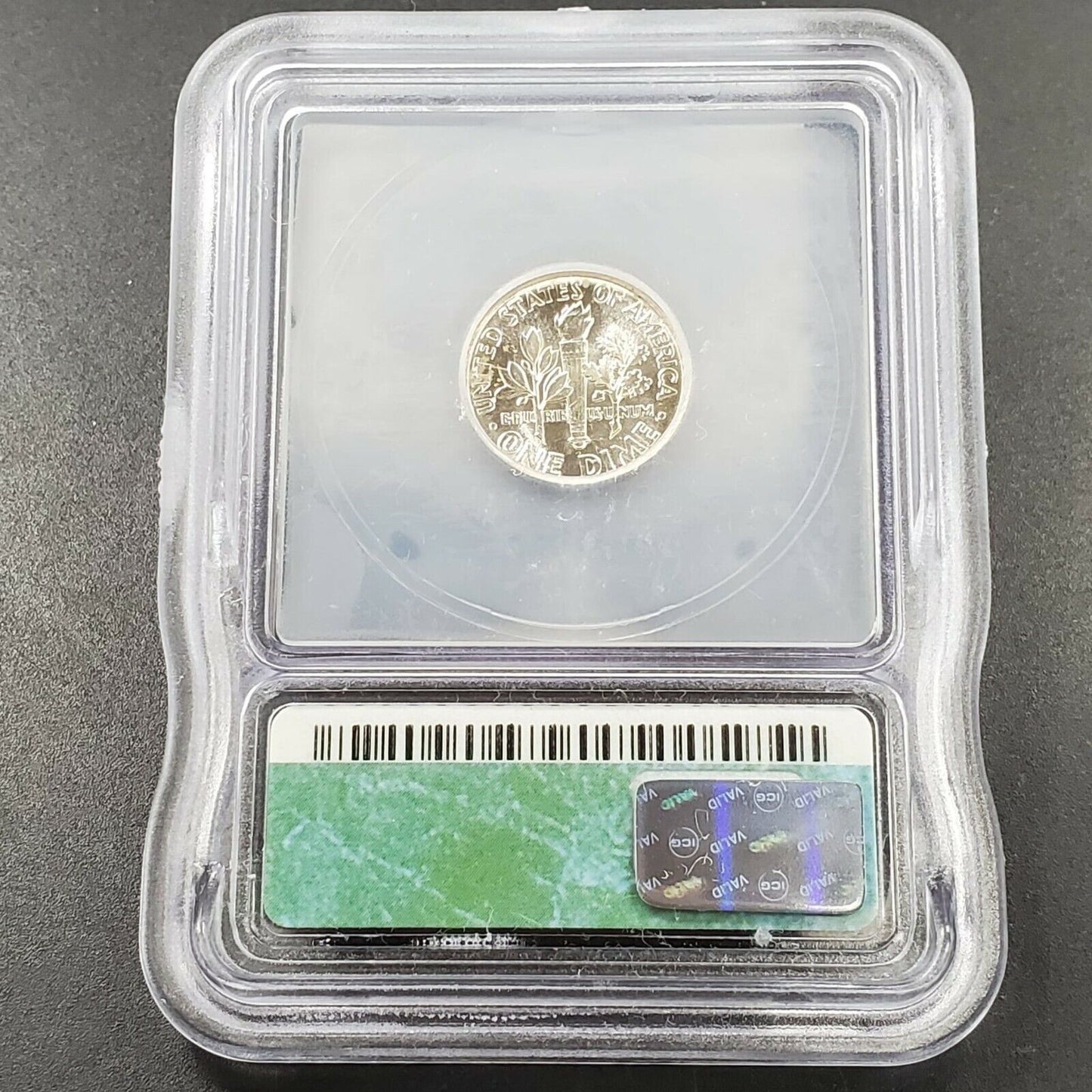 1962 P Roosevelt Silver Dime Coin Vintage ICG MS67 Gem BU Not much Toning