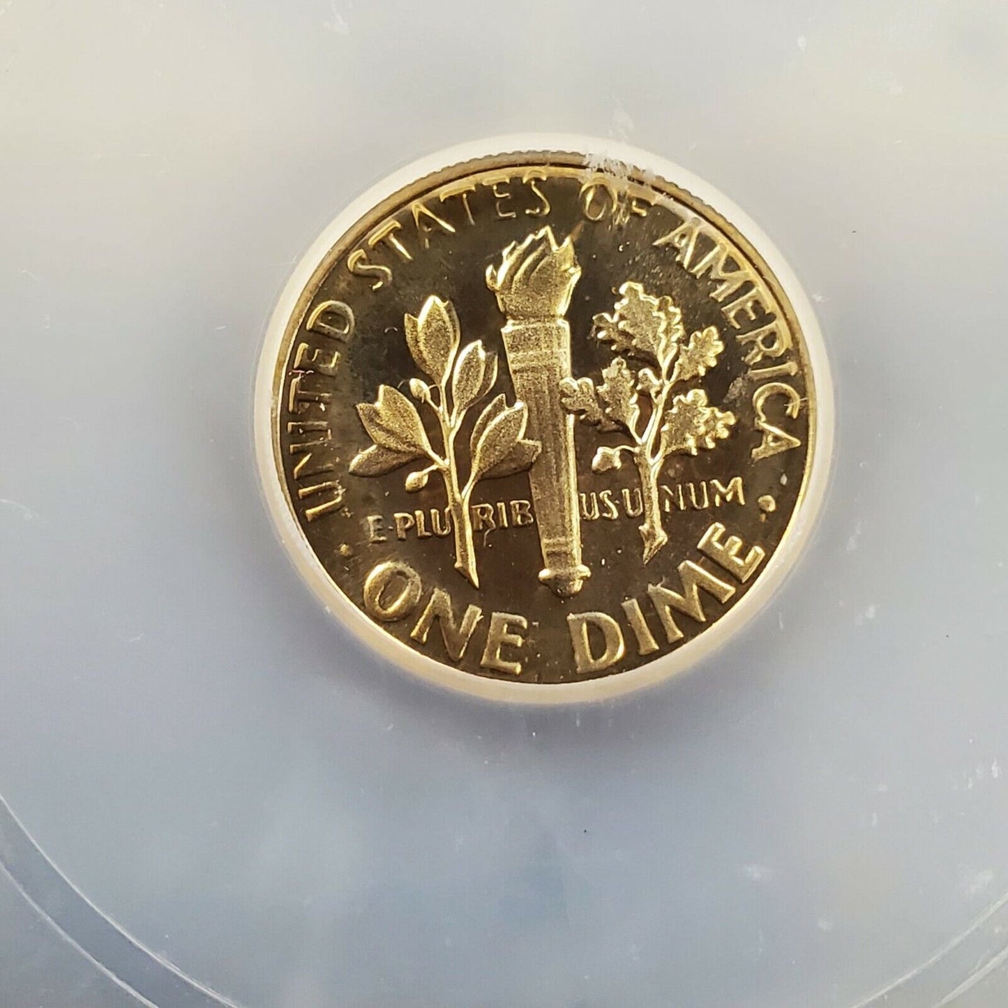 1980 S Roosevelt Clad Dime Proof Coin Vintage ICG PR70 DCAM Deep Cameo Gem