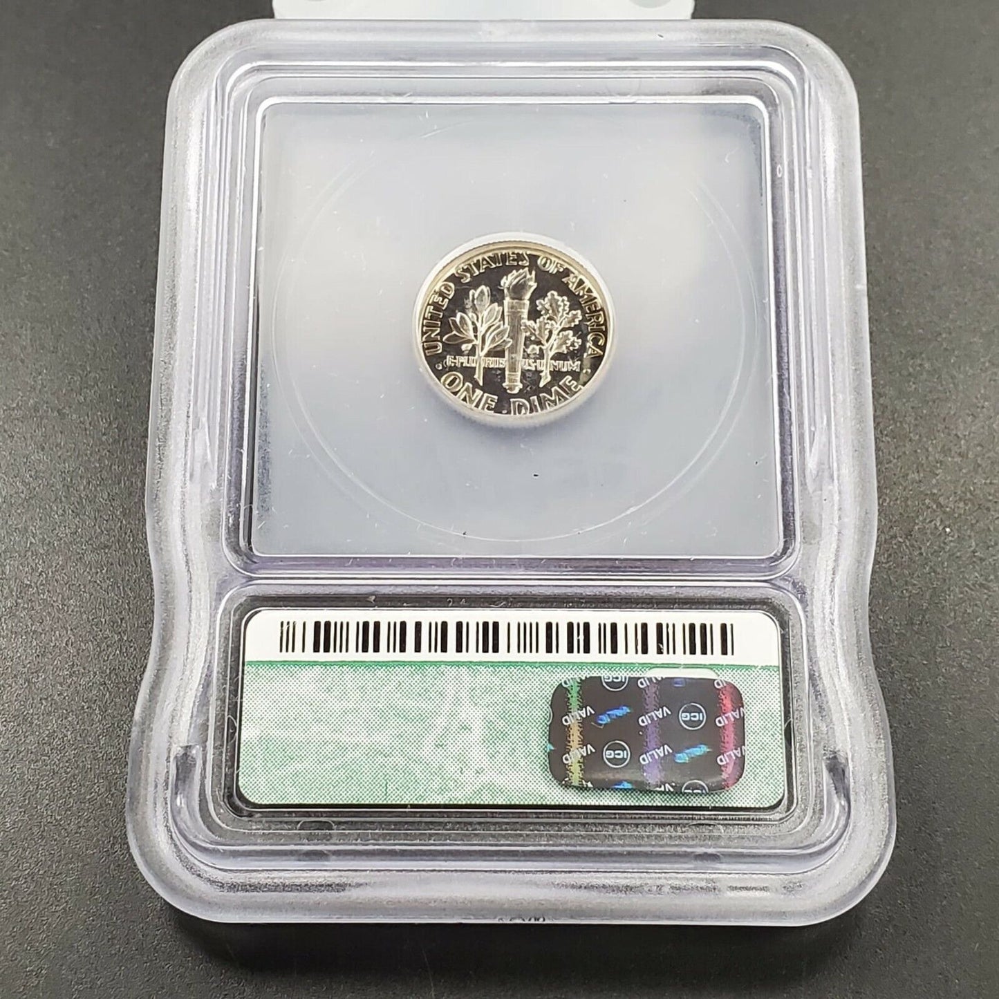 1970 S Roosevelt Clad Dime Proof Coin Vintage ICG PR69 DCAM Deep Cameo Gem 2