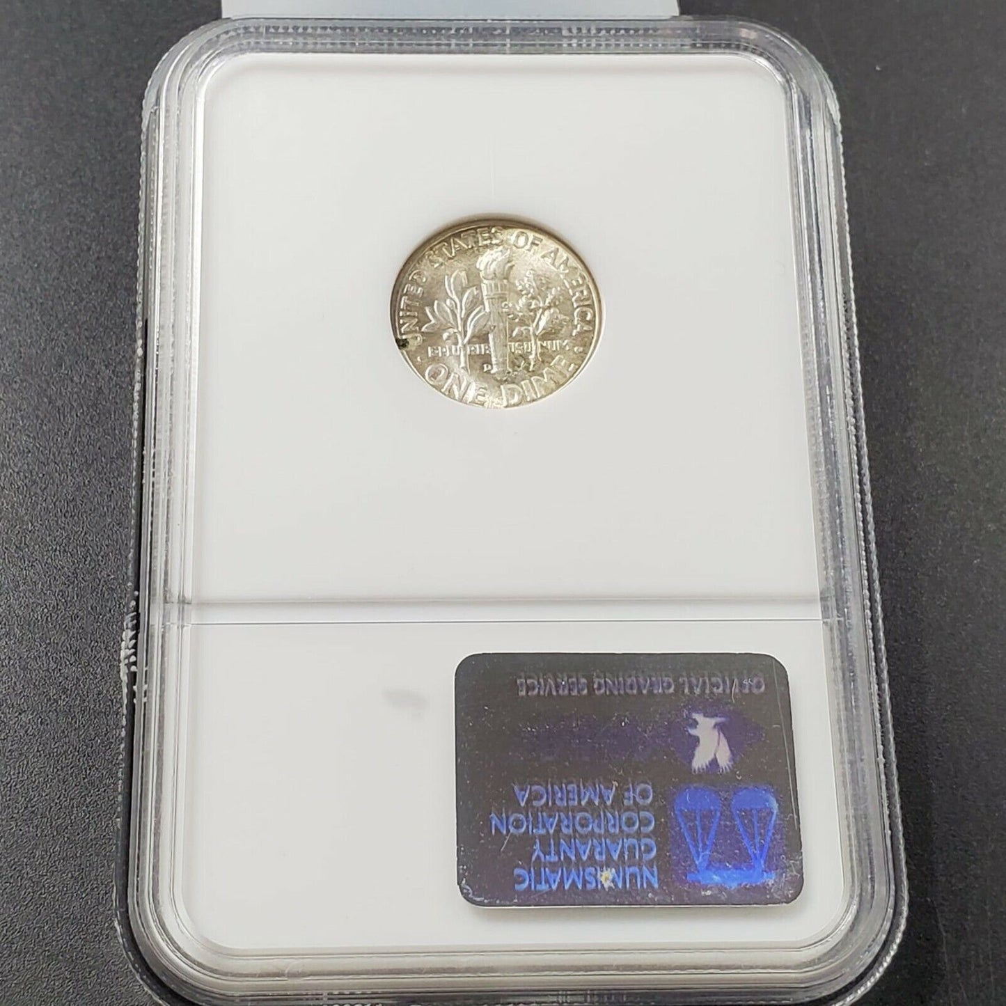 1950 D Roosevelt Dime Silver Coin NGC MS62 FS-801 (014)