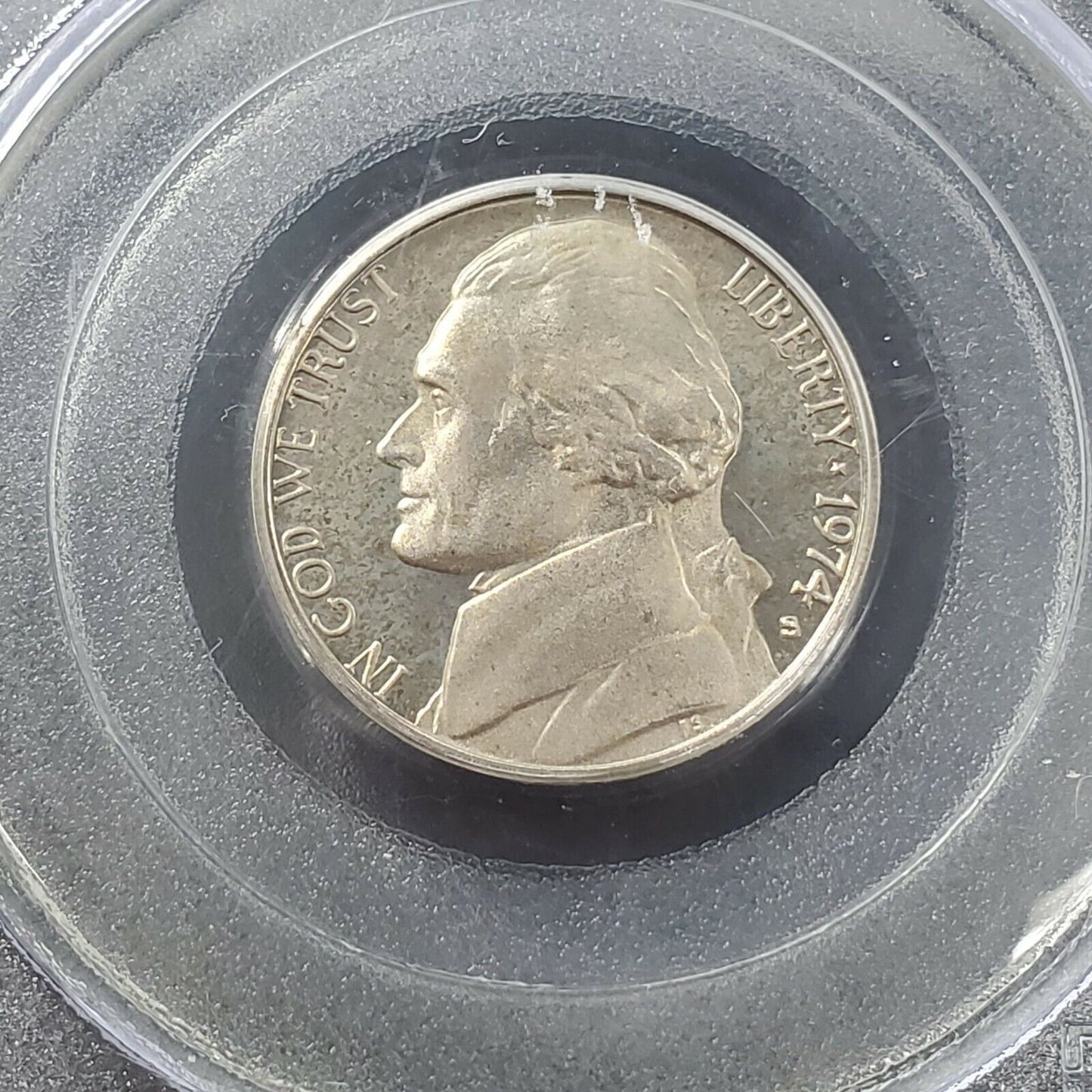 1974 S Proof Jefferson Nickel Coin PCGS PR69 DCAM #2 Robinsonscointown