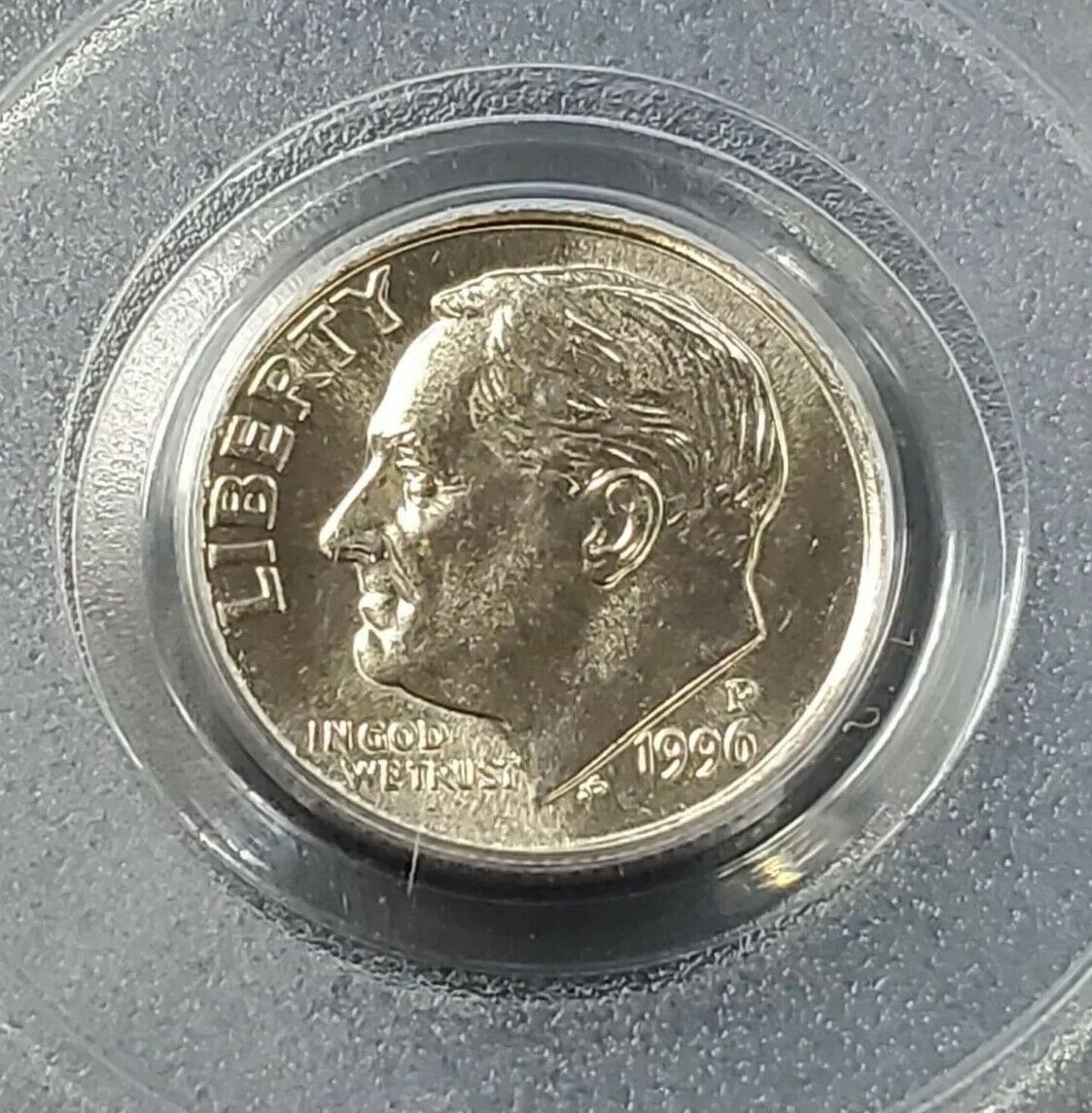 1996 P CLAD MINT SET ROOSEVELT DIME COIN MS67 PCGS GEM #2
