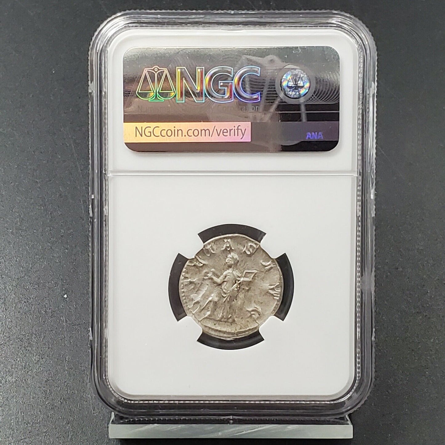 XF Roman Empire Otacilla Severa 244-249 AD Silver Double Denarius NGC XF Ancient