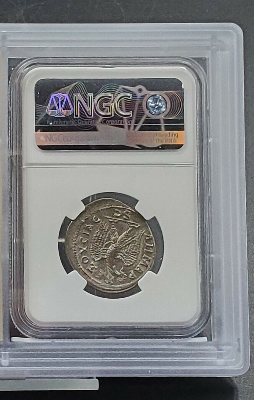 Roman Provincial Gordian III Tetradrachm Antioch Silver Coin NGC CH XF Story Bk