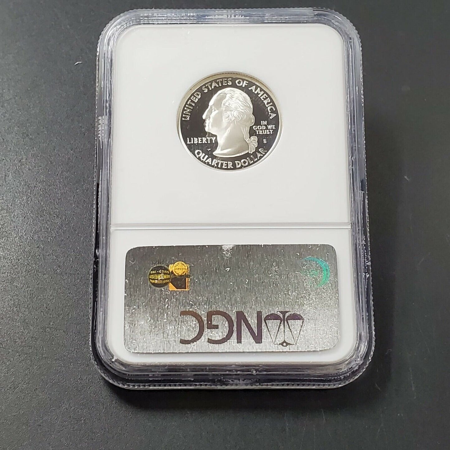 2005 S KANSAS State Statehood Silver Quarter Coin NGC PF69 Ultra Cameo #3
