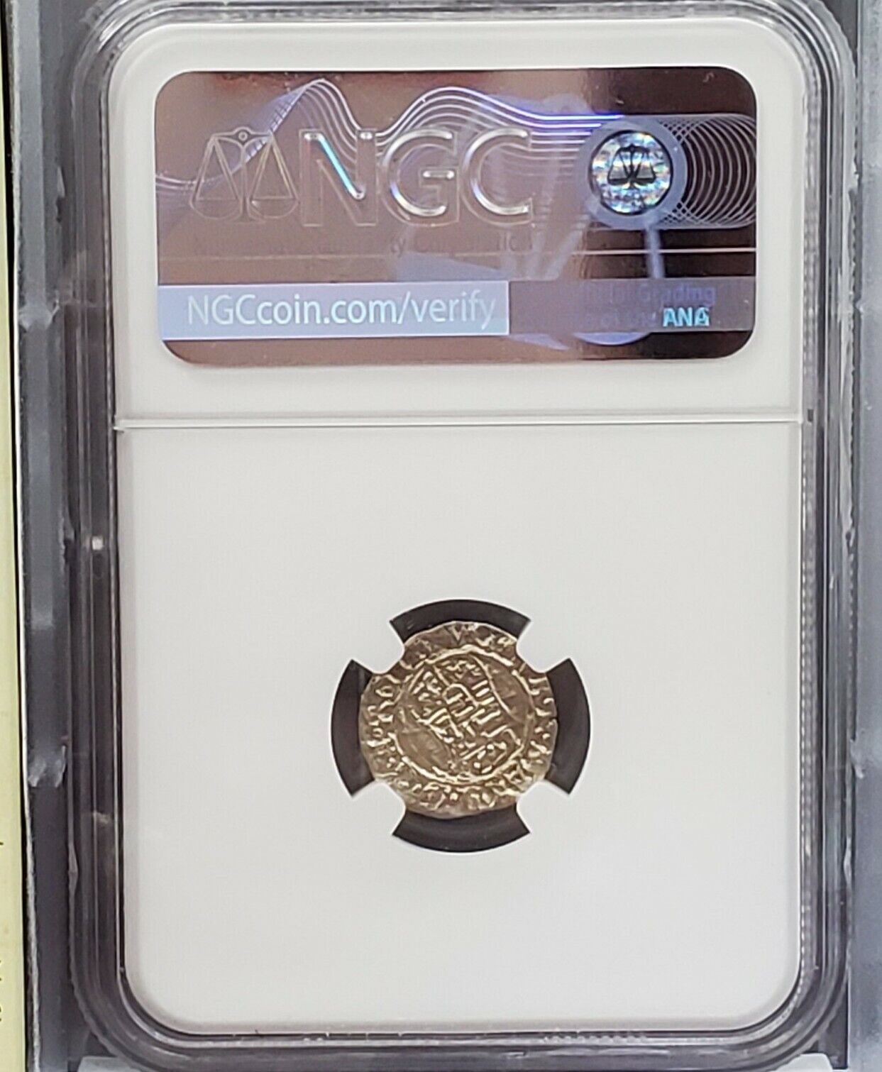 1547 KB Hungary Denar Silver Hammered Coin NGC Story Vault Book AU58 Madonna