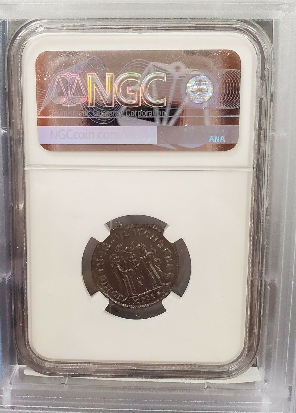 Ancient Roman Empire Galerius, AD 305-311 BI Aurelianianus NGC AU
