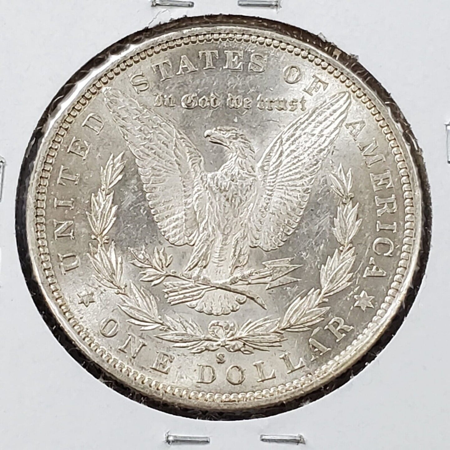 1887 S $1 Morgan Eagle Silver Dollar Coin UNC Uncirculated