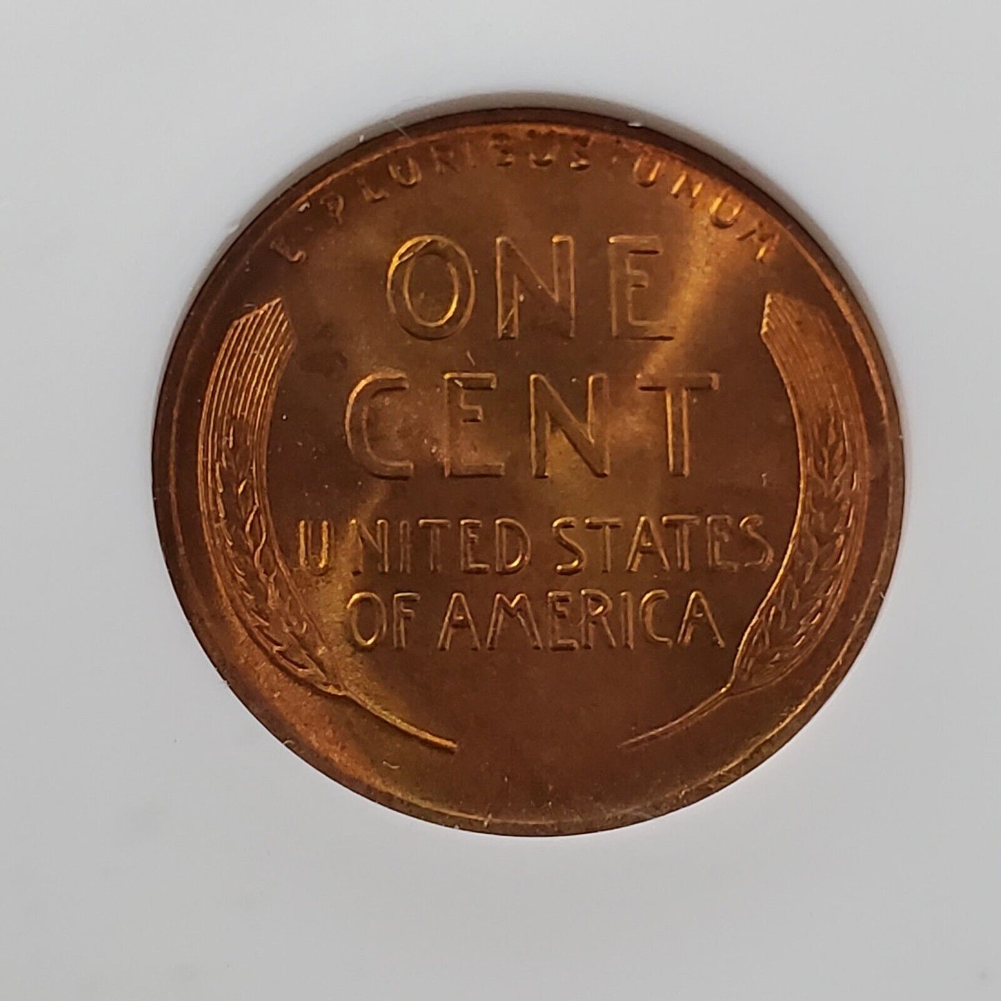 1945 S/S Lincoln Wheat Cent Penny Coin ANACS MS66 RED S/S Variety RPM