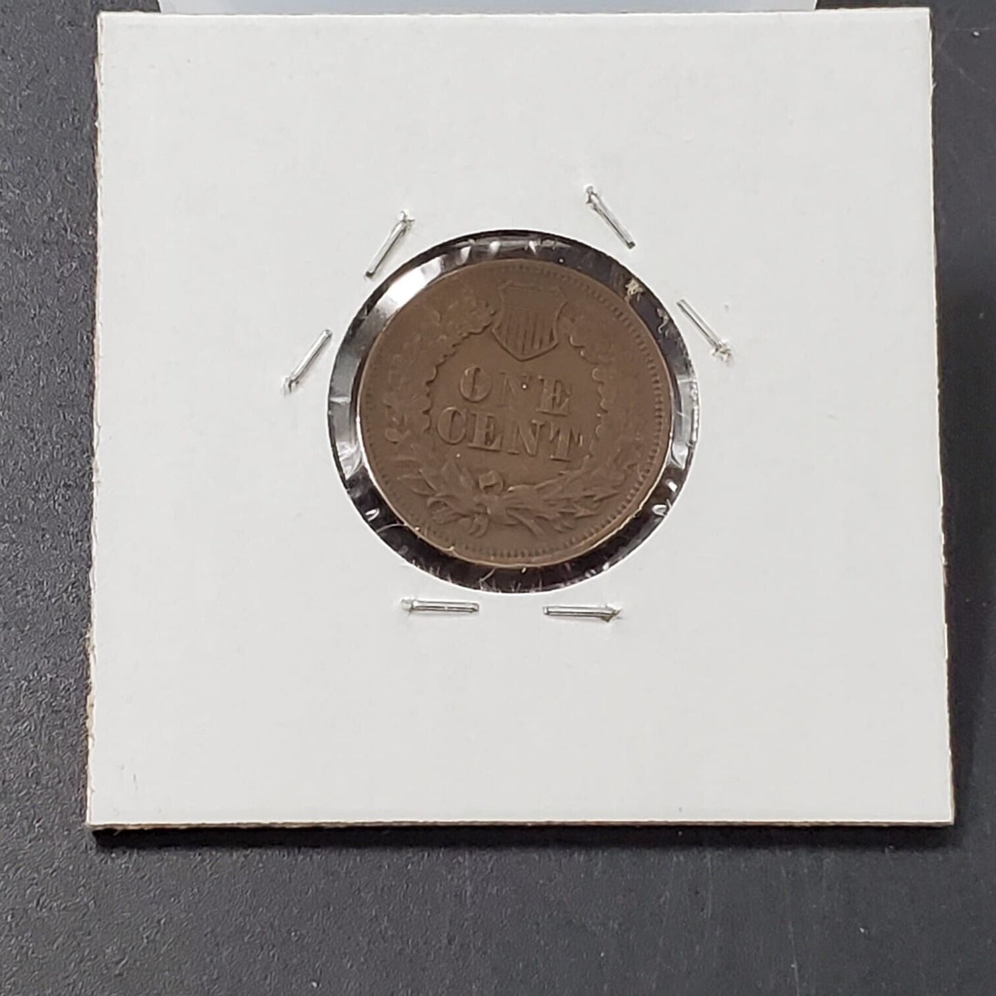 1866 P 1c Copper Nickel Indian Small Cent Penny Coin FS-303 VG Variety