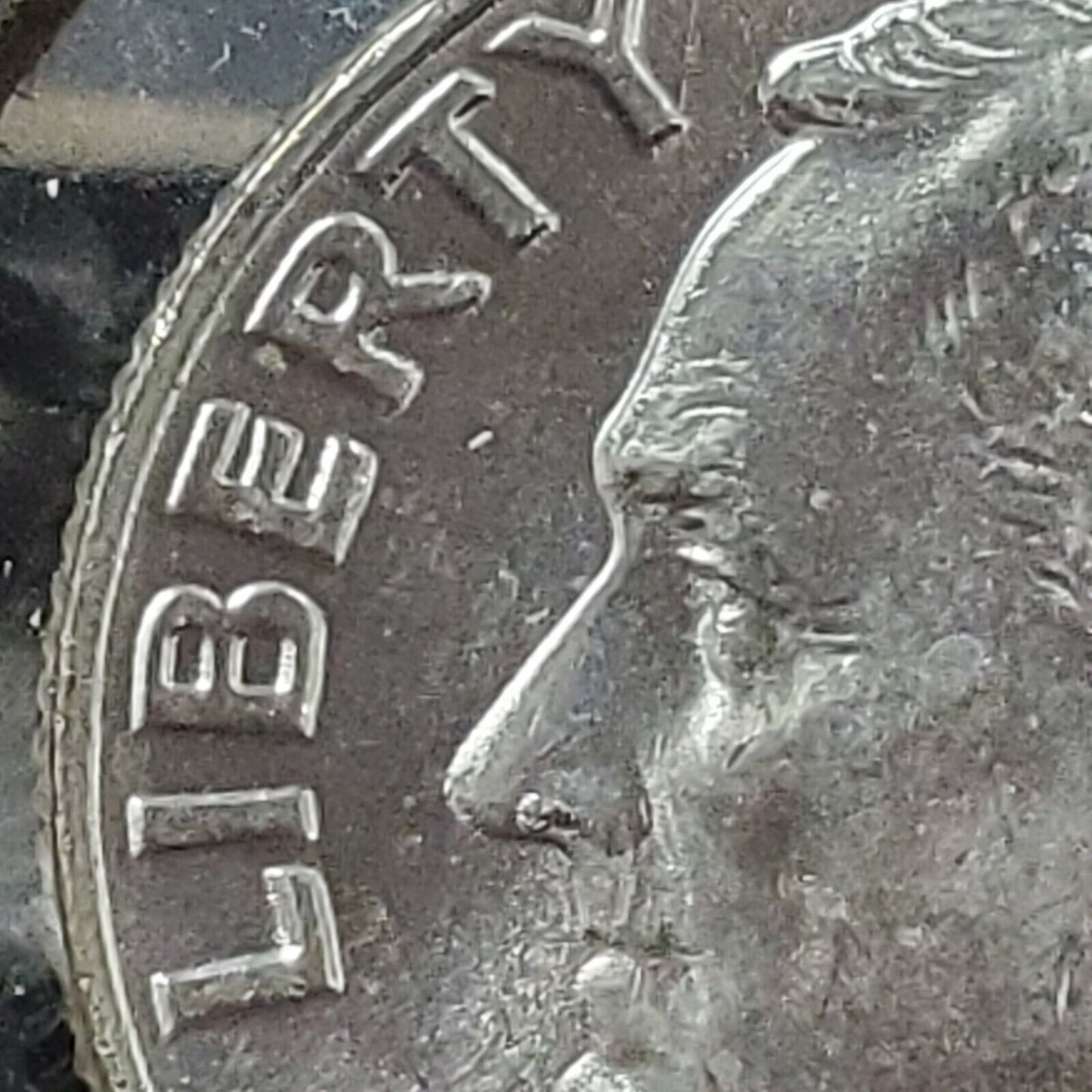 1959 P Roosevelt Silver Dime Coin Die Chip @ Nose Variety Choice / Gem BU