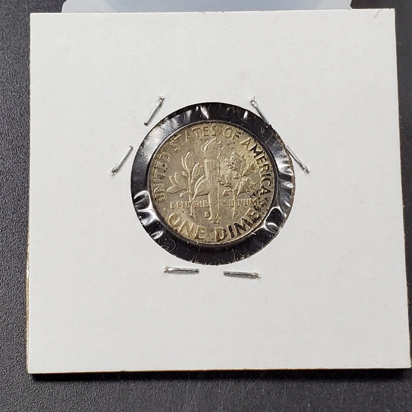 1955 S Roosevelt Silver Dime Neat Toning Toner Choice AU / UNC