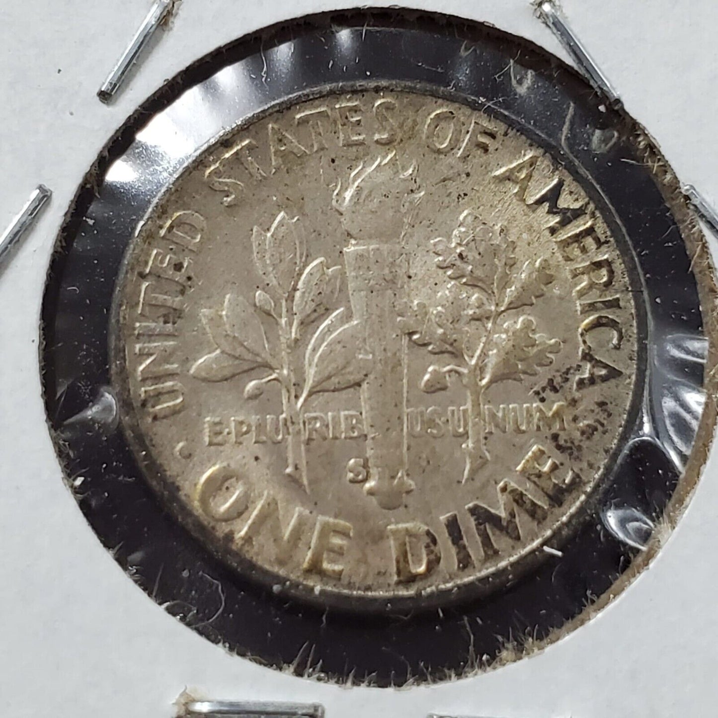 1955 S Roosevelt Silver Dime Neat Toning Toner Choice AU / UNC