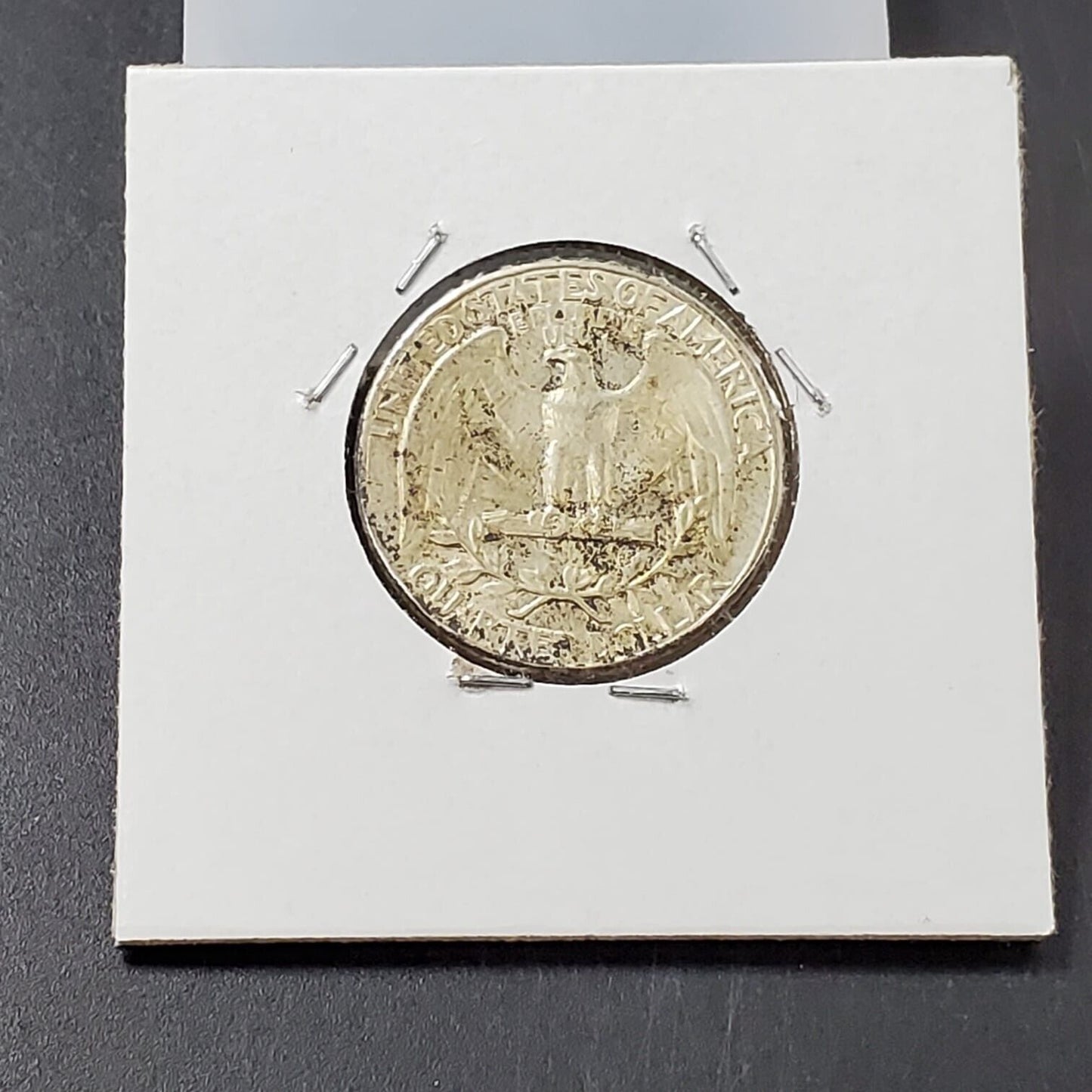 1960 P 25C Washington Quarter Silver Coin Neat Toning Choice AU
