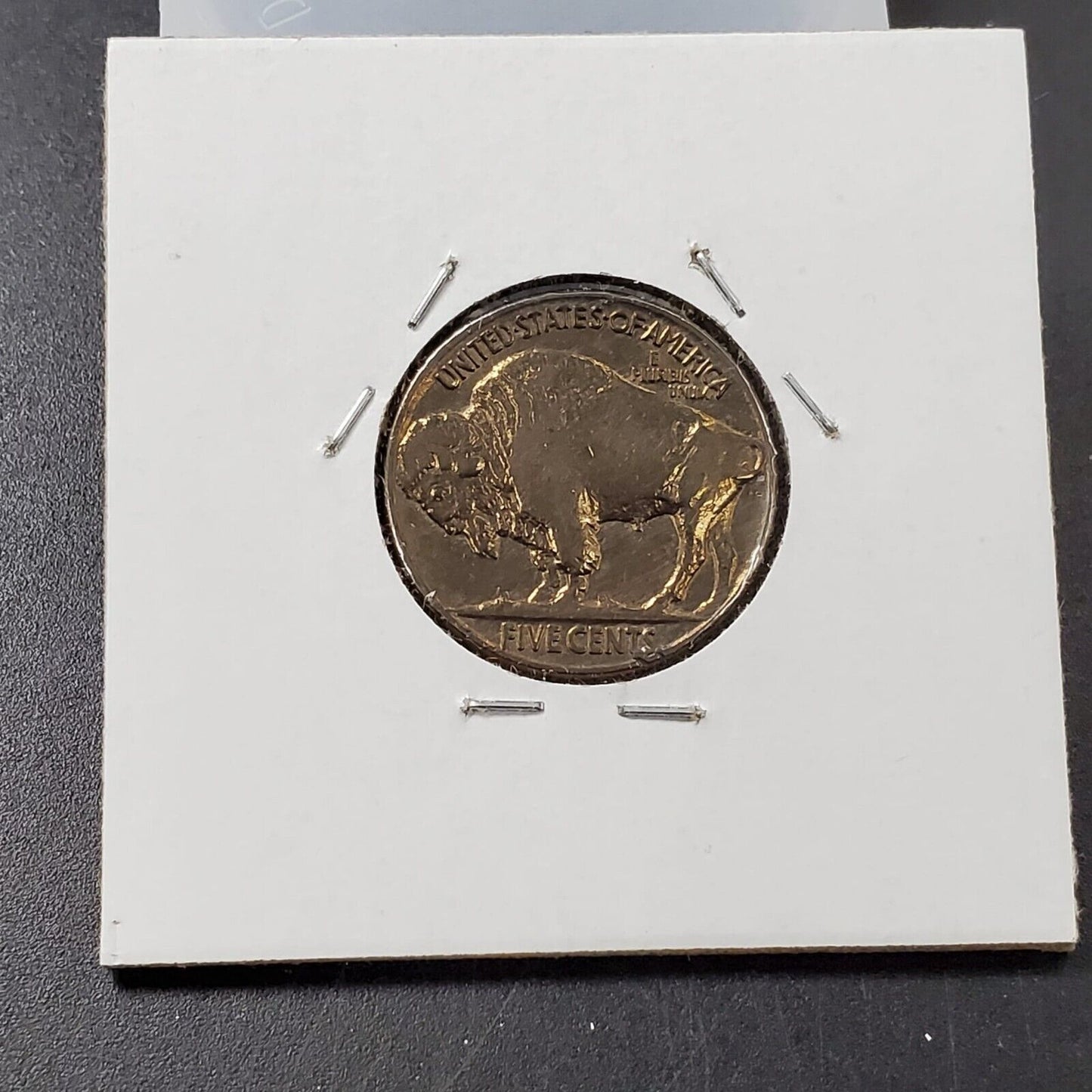 1928 P 5c Buffalo Indian Head Nickel Choice AU Neat Toning Toner About UNC