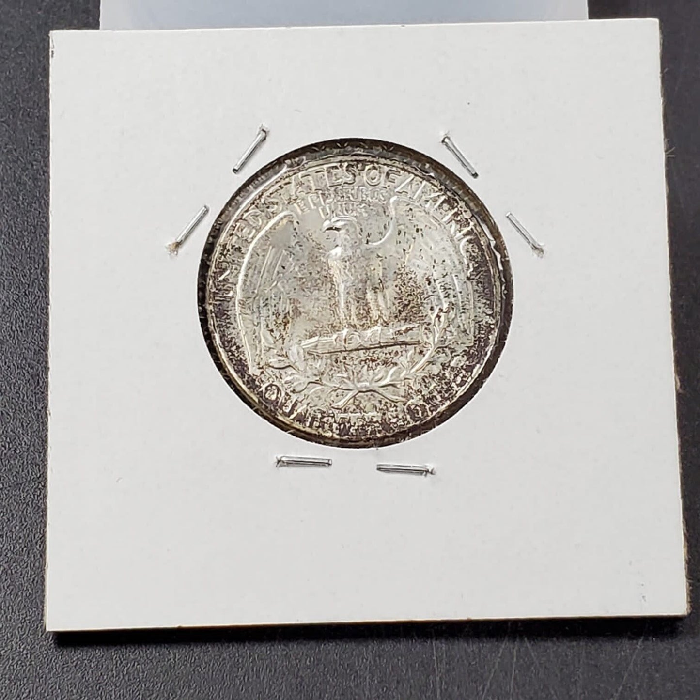 1964 P 25C Washington Quarter Silver Coin Neat Toning Choice CH BU