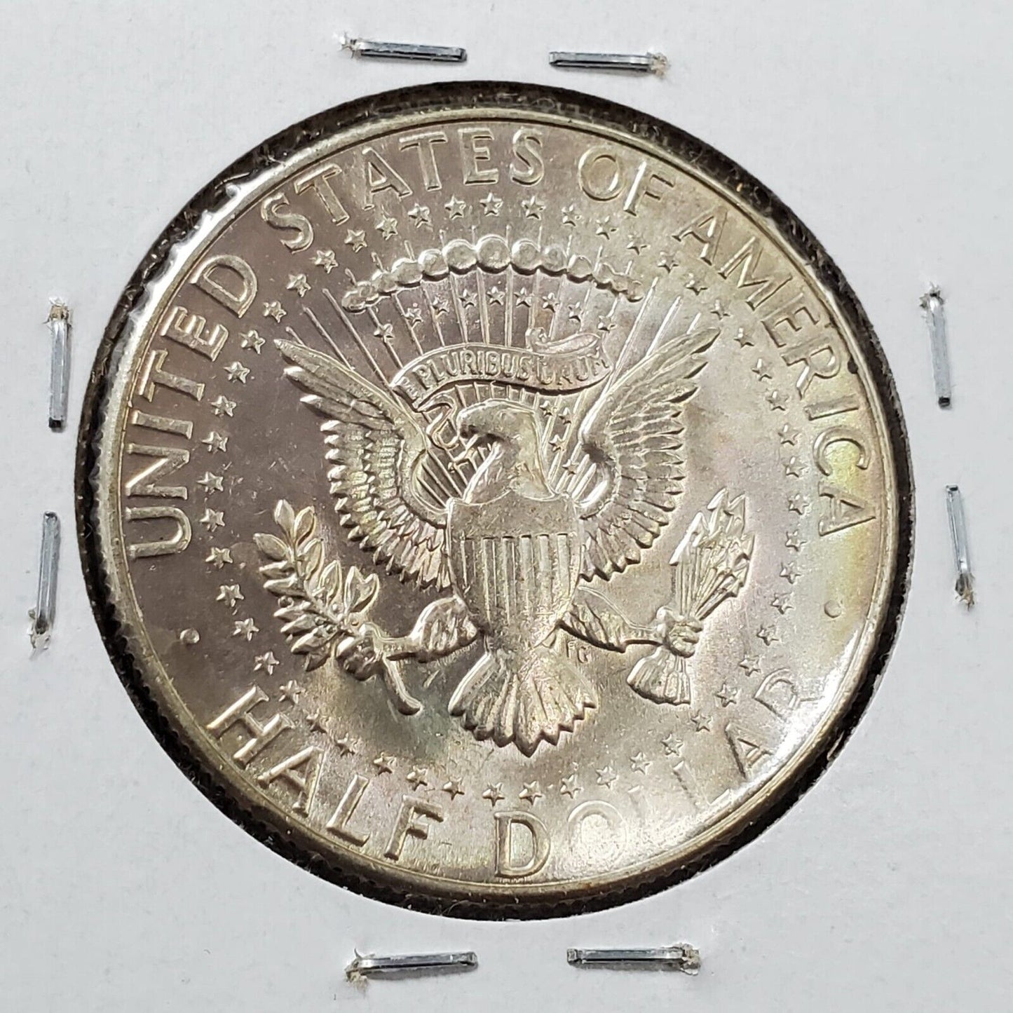 1966 P Kennedy 40% Silver Half Dollar Coin Nice Toning Toner CH BU